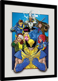 Marvel Comics X-Men Characters Breakout 3D Effect Framed 30 x 40 cm Print, alternate view