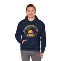 'Money Can't Buy Happiness, But It Can Buy Vinyl' Men's Hoodie, side angle