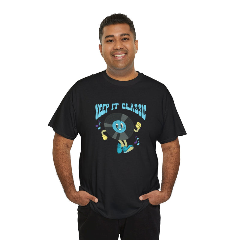 'Keep It Classic' Retro T-Shirt, rear view