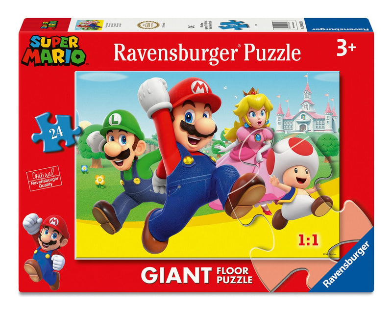 Super Mario Giant Floor Puzzle, 24pc - Image