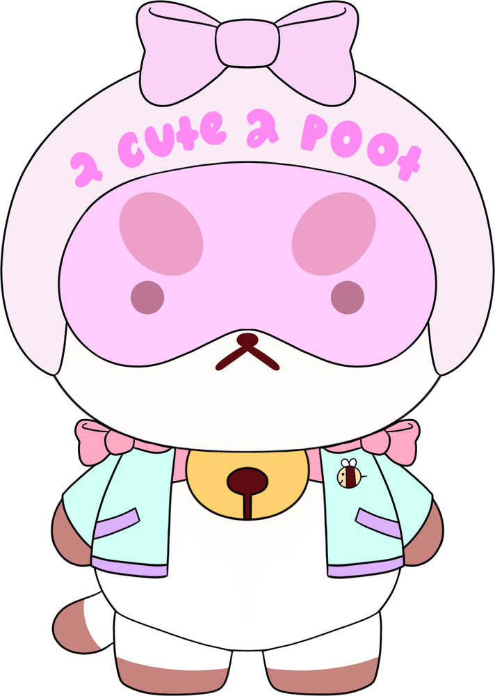 Youtooz Official Bee and Puppycat Puppycat Outfit 9" Plush
