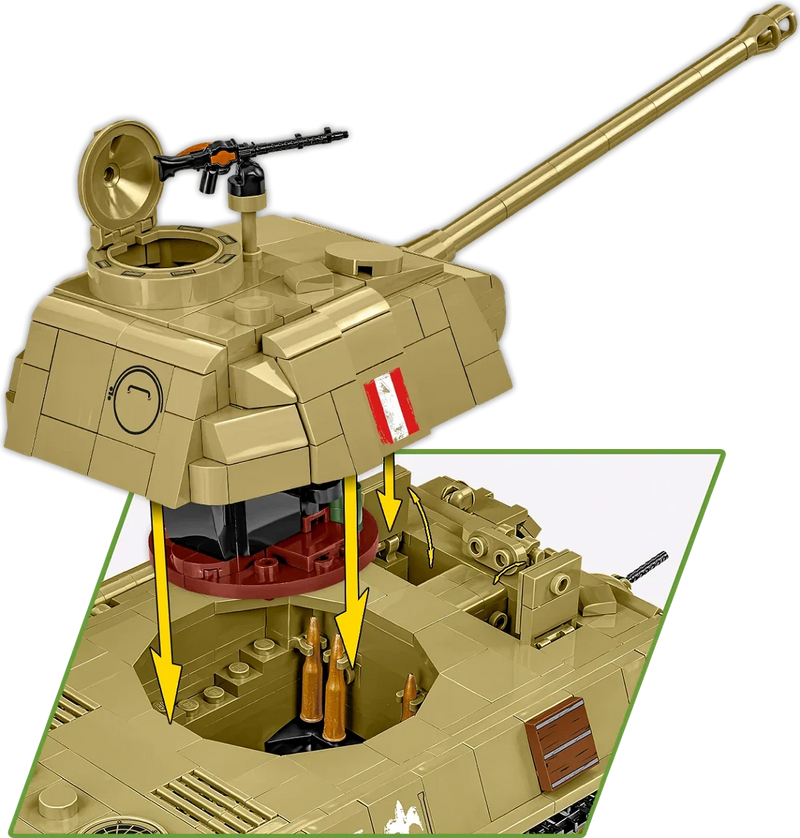 Cobi 2655 World War II Panzer V AUSF.G Pudel 1133 pcs
