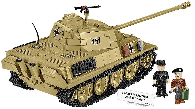 Cobi 2655 World War II Panzer V AUSF.G Pudel 1133 pcs