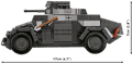 Cobi 2657 World War II Sd.Kfz.222 502 pcs