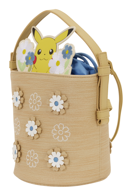Loungefly - Pokemon Floral Pikachu Crossbody Bag - Image