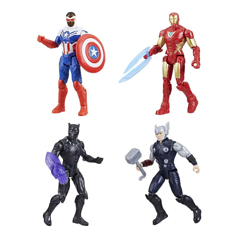 Marvel Avengers 4 Inch Action Figure Evergreen 6 Pack