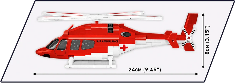 Cobi 26629 Bell 429 Air Ambulance 248 pcs - Image 6