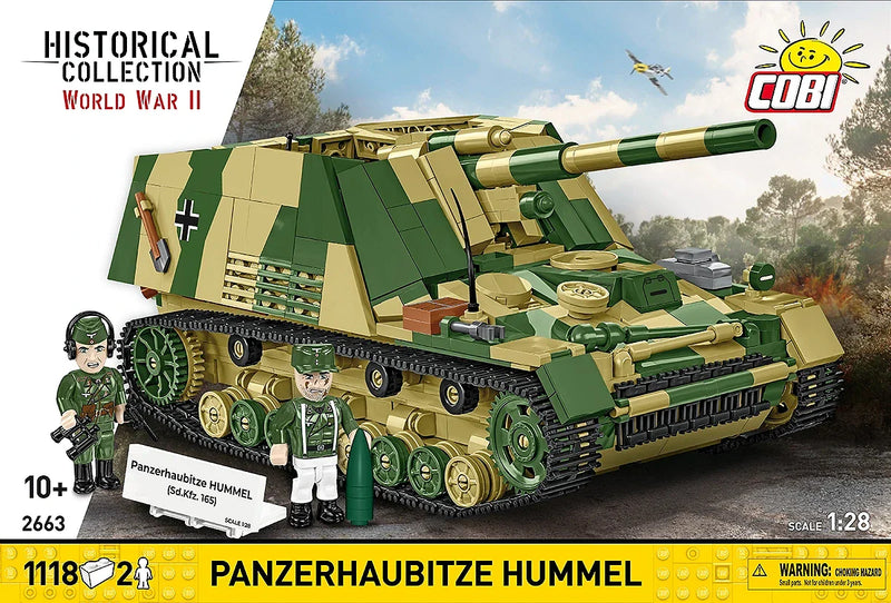 Cobi 2663 World War II Panzer Hummel Sd.Kfz 165 1118 pcs