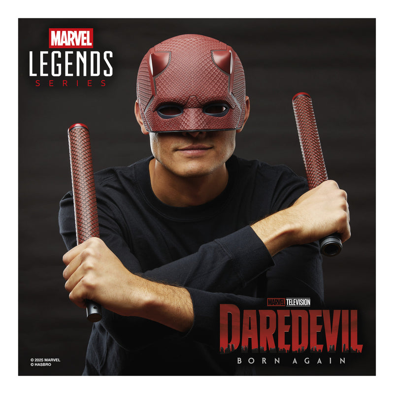 Marvel Legends Series Daredevil: Born Again Premium Roleplay Mask and Billy Club