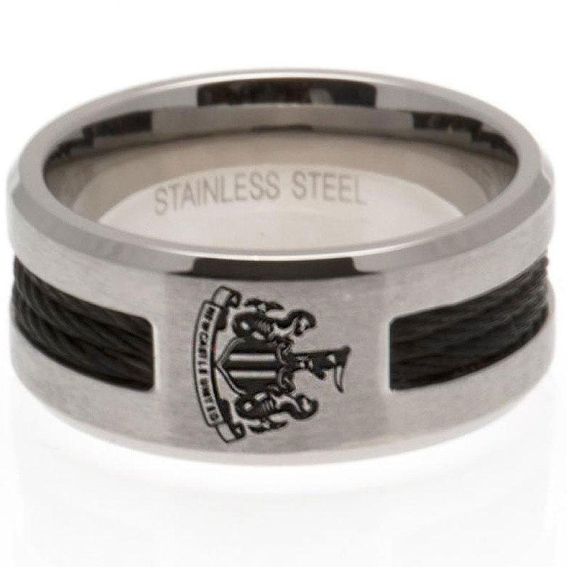 Newcastle United FC Black Inlay Ring Large collectible from Infinity Collectibles 2026