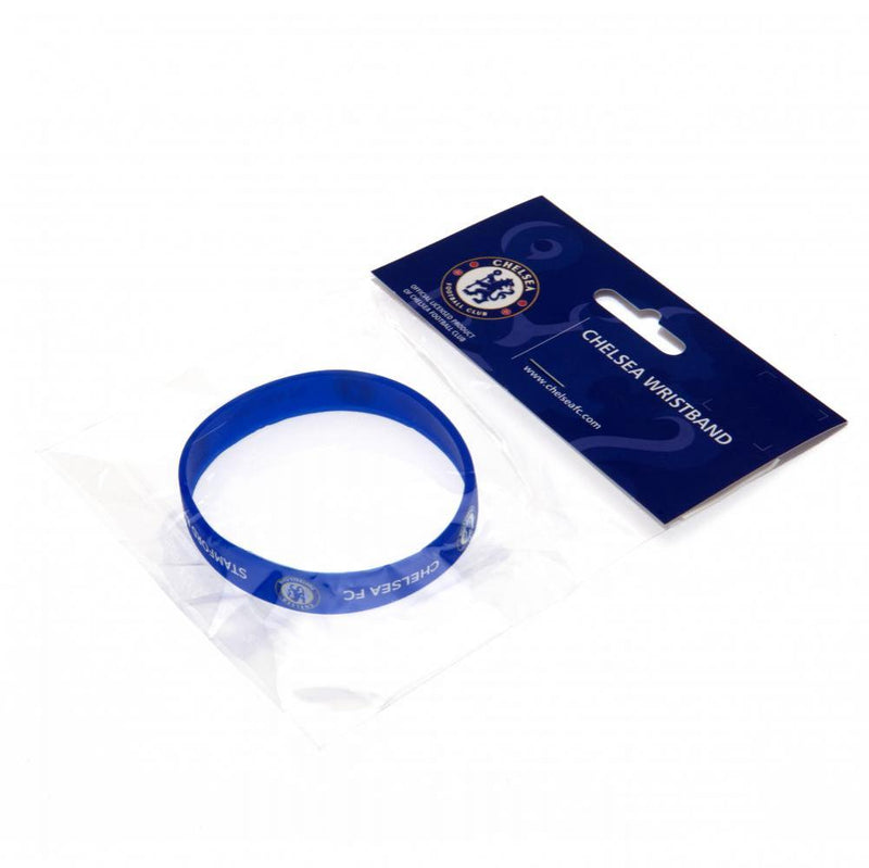 Chelsea FC Silicone Wristband, side angle