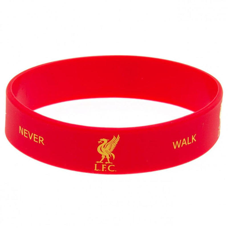 Liverpool FC Silicone Wristband, side angle