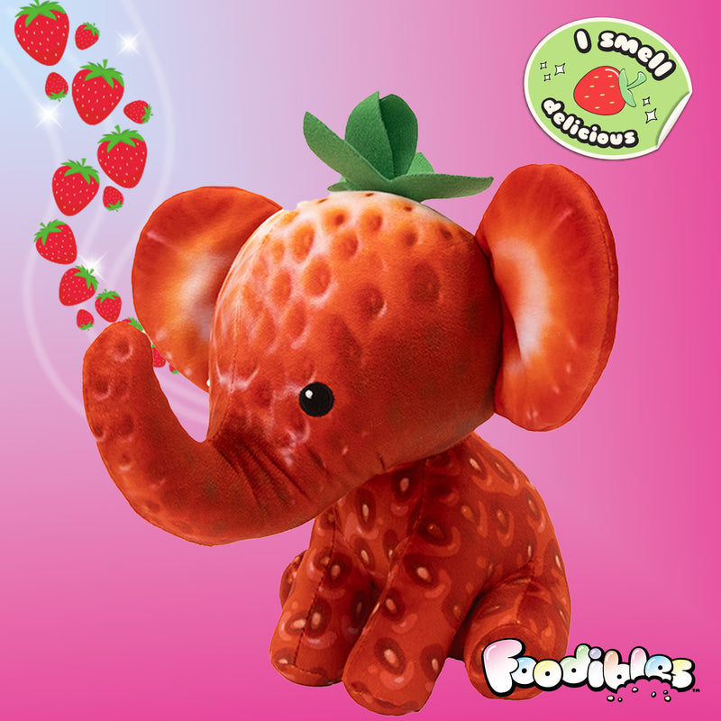 Foodibles Series 1 Large Plush: Strawberry Elephant