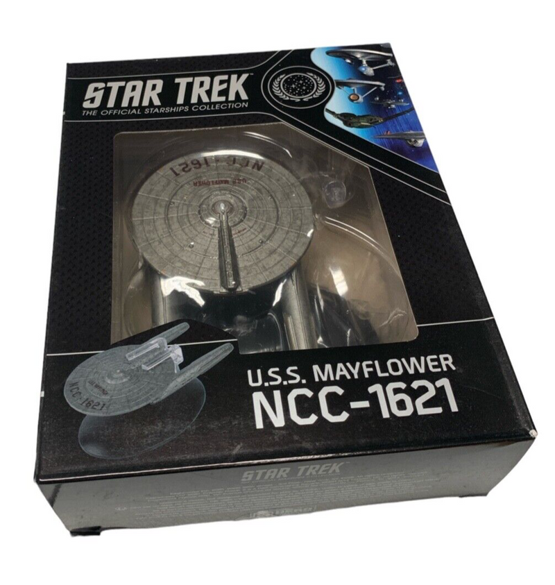U.S.S. Mayflower NCC-1621 (Mayflower-type) Starship Diecast Model Ship BONUS ISSUE (Eaglemoss / Star Trek), packaging shot