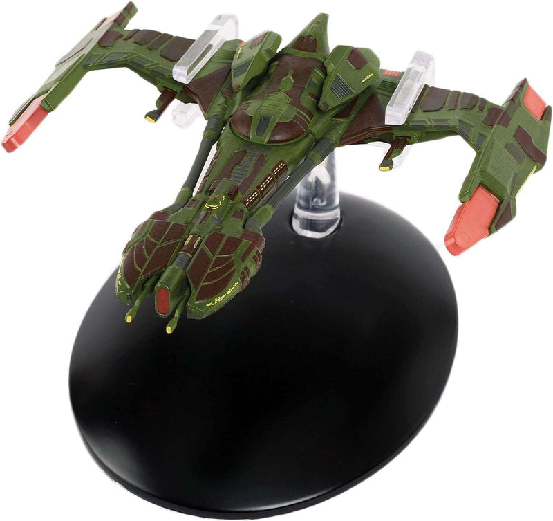 I.K.S. Mat'ha-class Klingon Raptor Diecast Model Ship STO (Eaglemoss / Star Trek), side angle