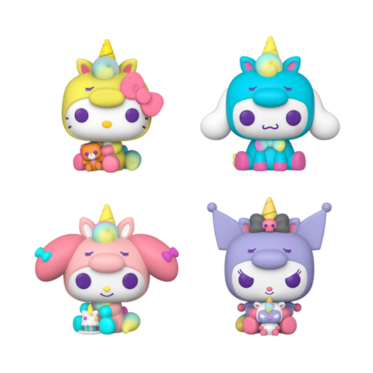 Pop! 4-Pack - Hello Kitty (Unicorn Outfit)