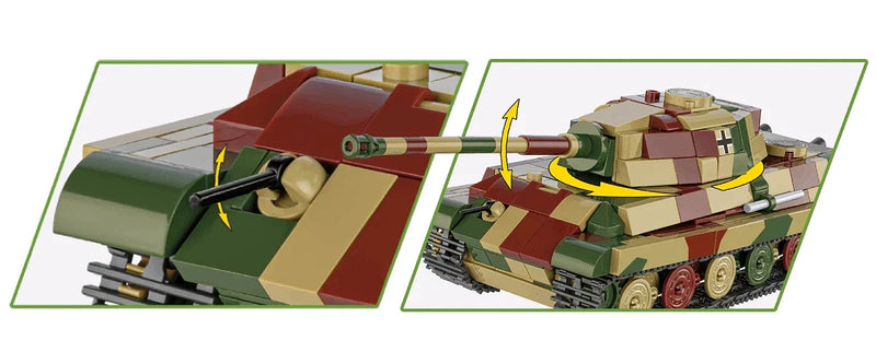 Cobi 2732 World War II Tiger II PZ.KPFW.VIB 500 pcs