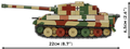 Cobi 2732 World War II Tiger II PZ.KPFW.VIB 500 pcs