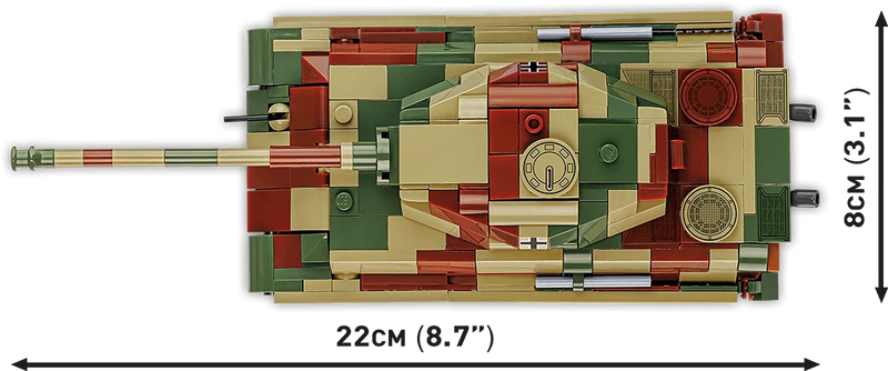 Cobi 2732 World War II Tiger II PZ.KPFW.VIB 500 pcs