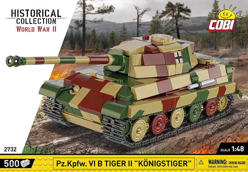 Cobi 2732 World War II Tiger II PZ.KPFW.VIB 500 pcs