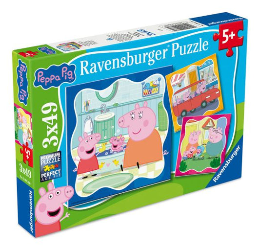 Peppa Pig, 3x49pc
