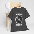 'Vinyl Nerd' Men's T-Shirt, showing reverse