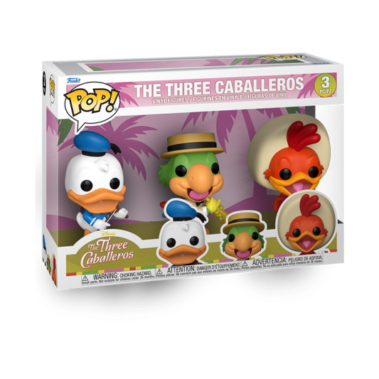 3-Pack - The Three Caballeros Funko Pop! Vinyl Figures