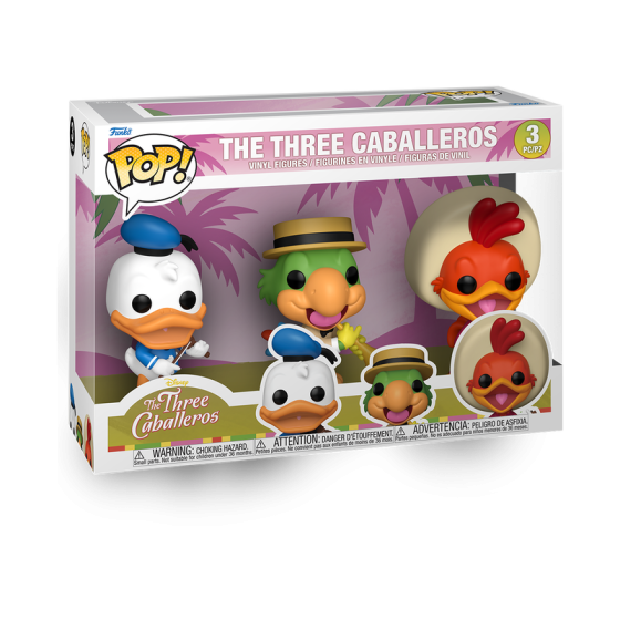 3-Pack - The Three Caballeros Funko Pop! Vinyl Figures