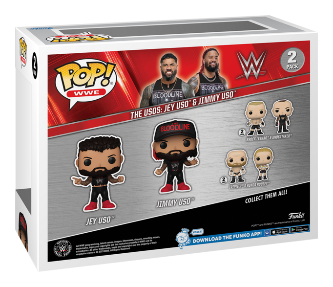 Pop! 2-Pack - WWE - Uso Brothers - Image