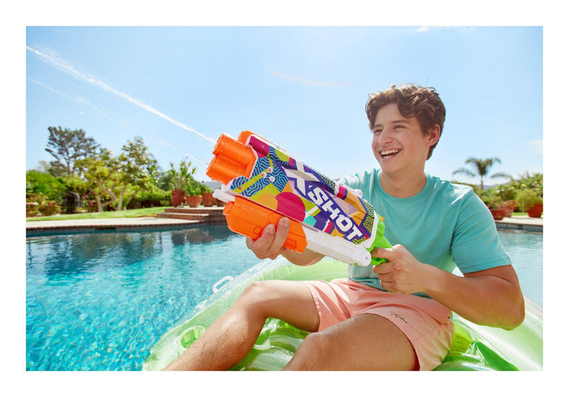 XSHOT Water Fast-Fill Skins Pump Action Assorted - Image