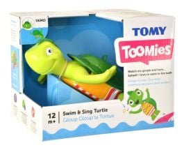 Toomies Swim and Sing Turtle Bath Toy with Music