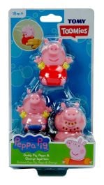 Toomies Peppa Pig Daddy Pig Peppa and George Bath Squirters