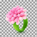 Hey Clay Bijou Flower Rings 5 Cans, additional view