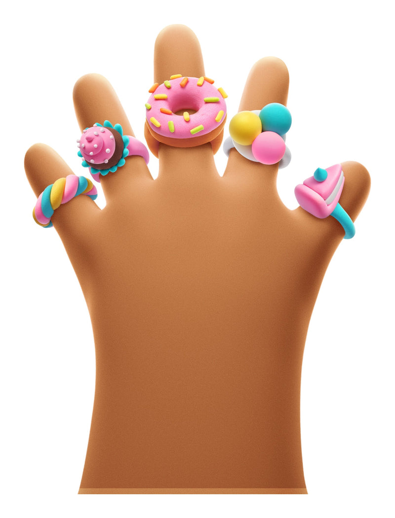 Hey Clay Bijou Sweet Rings 5 Cans collectible from Abgee