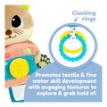 Lamaze Arty Says Cheese, close-up detail