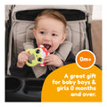 Lamaze Finlee The Frog Teether, close-up detail