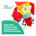 Lamaze Liam The Lobster Clip & Go, side angle