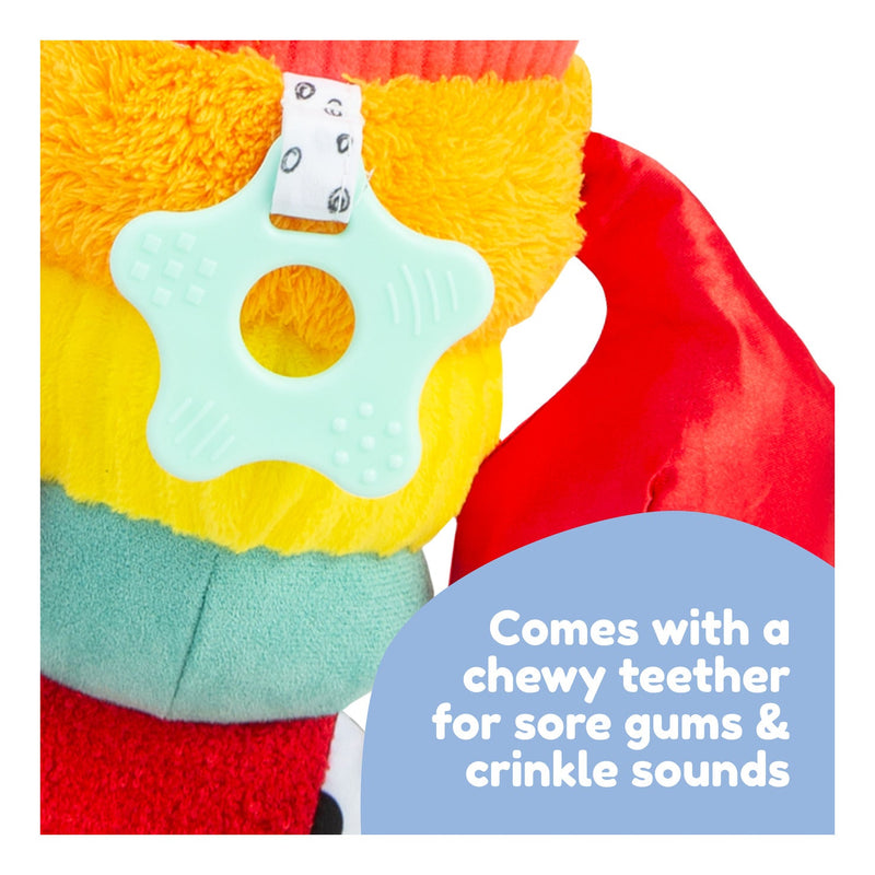 Lamaze Liam The Lobster Clip & Go, close-up detail
