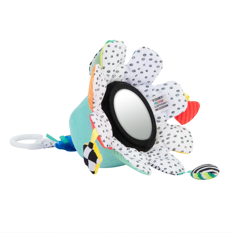 Lamaze Soothing Salty Sam Stroller Toy, side angle