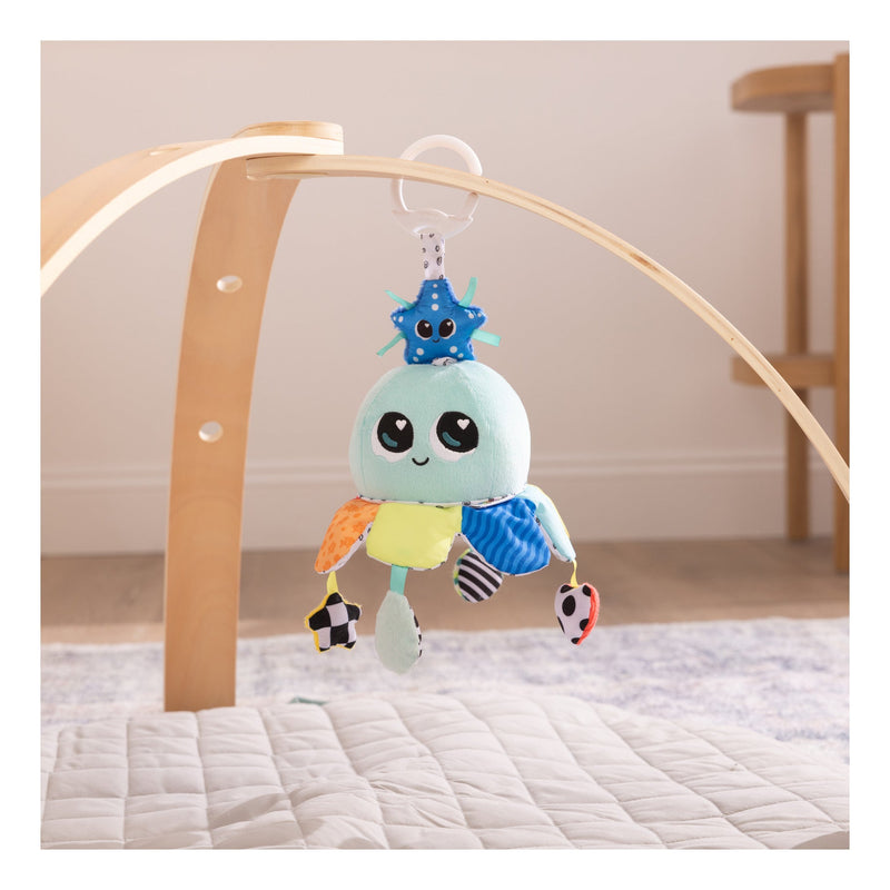 Lamaze Soothing Salty Sam Stroller Toy, close-up detail