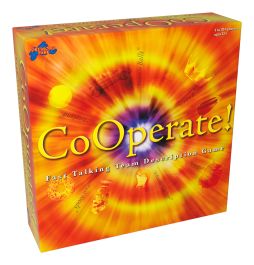 A cooperative board game where players work together to achieve goals