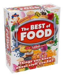 A food-themed edition of the LOGO trivia game