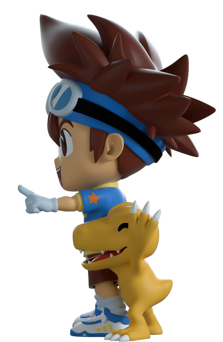 Youtooz Digimon Tai and Agumon Figure