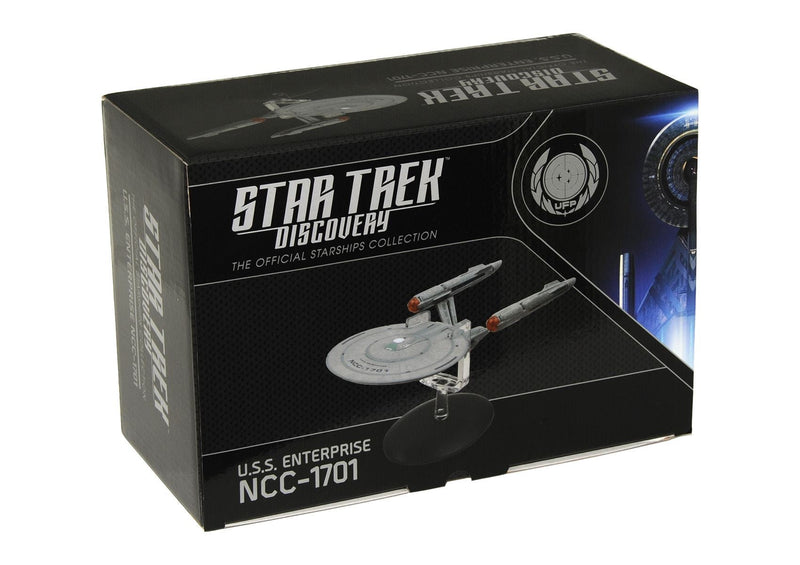 U.S.S. Enterprise NCC-1701 (Constitution-Class) Model Die Cast Ship Discovery (Eaglemoss / Star Trek), side angle