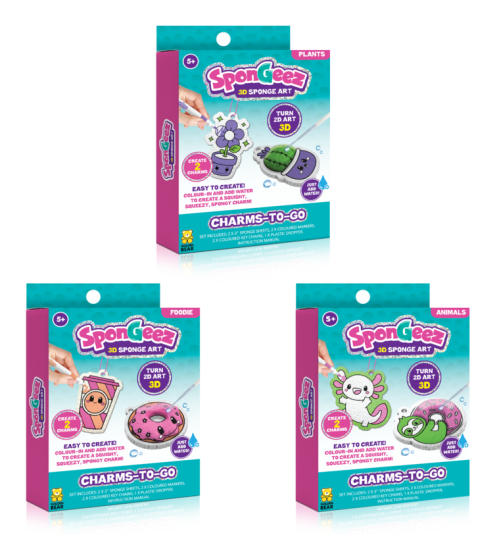Spongeez Charms To Go 14pc CDU Assortment
