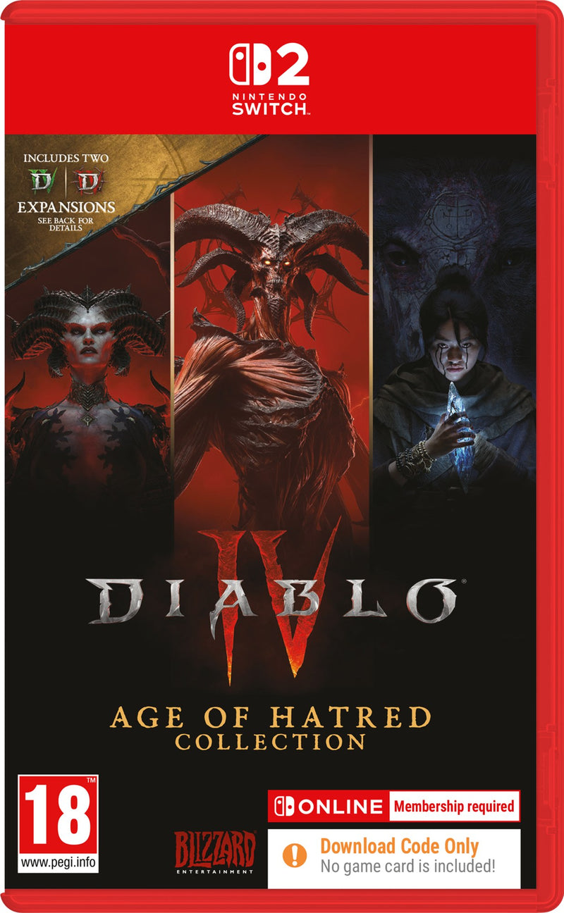 Diablo IV: Age of Hatred Collection (Code in Box) - Nintendo Switch 2