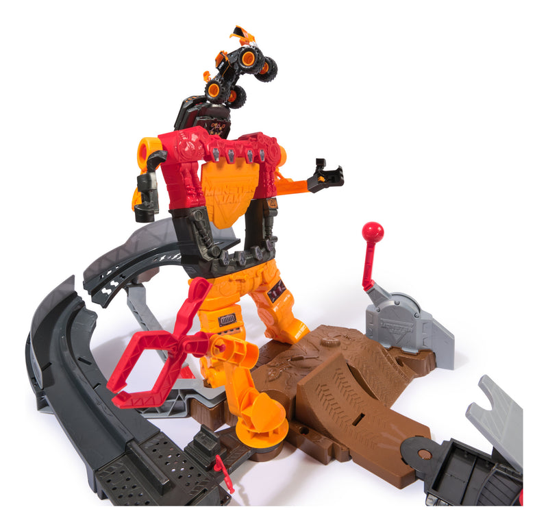 Monster Jam 1:64 Smash & Bash Playset