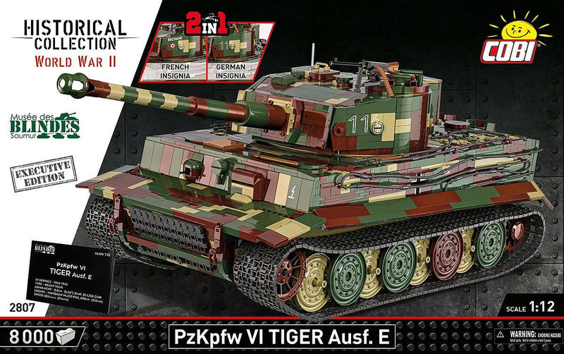 Cobi 2807 World War II Panzer Kpfw VI Tiger Ausf. E Executive Edition 8000 pcs - Image 4