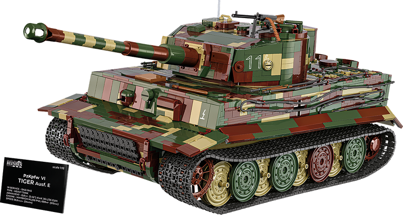 Cobi 2807 World War II Panzer Kpfw VI Tiger Ausf. E Executive Edition 8000 pcs
