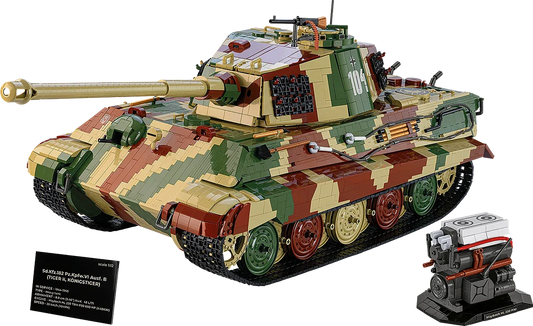 Cobi 2808 - World War II - Panzer KPFW VIB Tiger II 11170 pcs